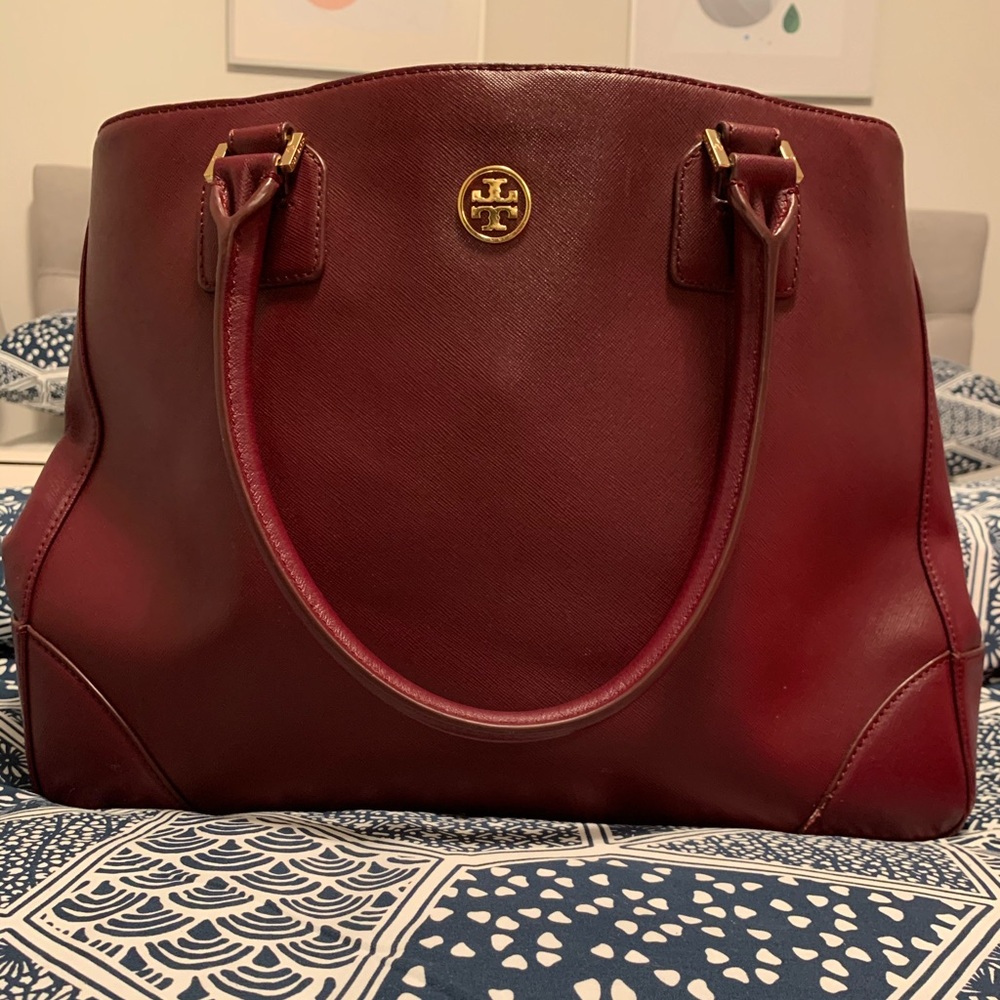 Preloved red Tory Burch Robinson Tote